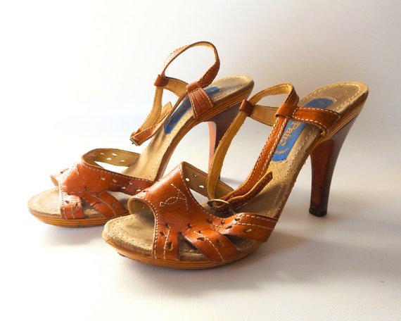 Brown Heels | Tan Block & Wedge Brown Heeled Shoes | ASOS
