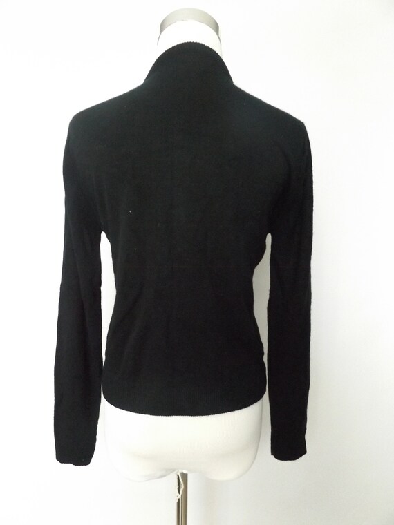 50s beaded cardigan sweater / vintage pinup rockabil… Gem