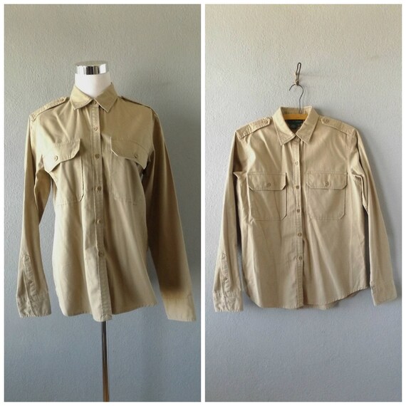 hippie military womens tan Gem