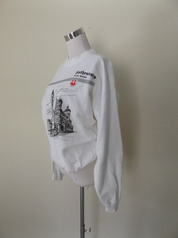 vintage 80s germany pullover sweatshirt - size xl… - image 7