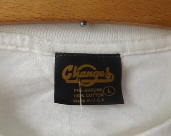 トップス insane made in usa 100% cotton 90s Vintage 90's Dickies Made in USA Yellow 100% Cotton Short Sleeve