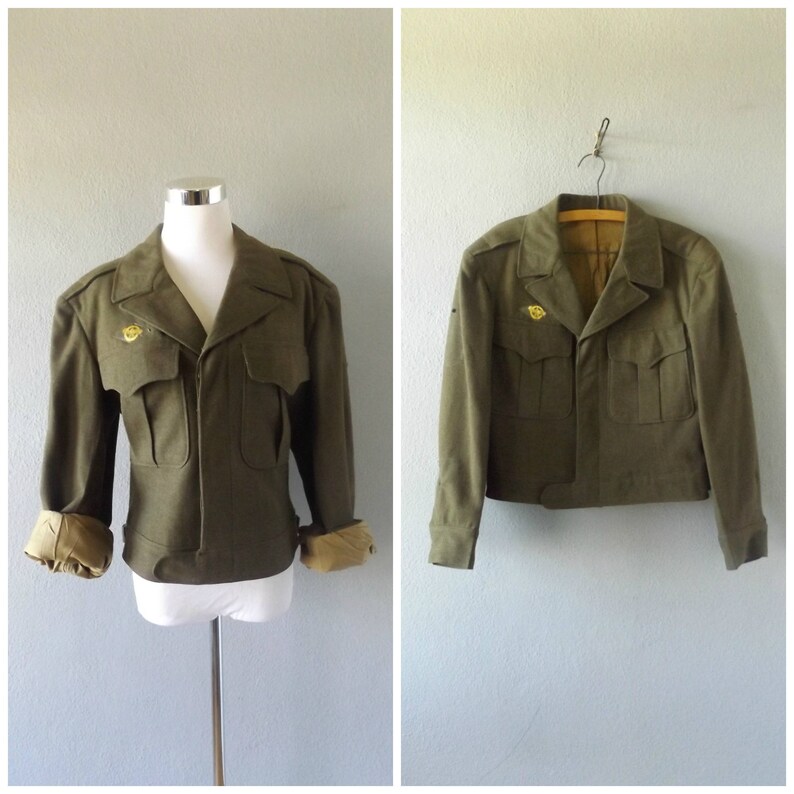 GabrielasVintage - Années 1940 JERSILD THUNDERBIRD Pull / laine vierge