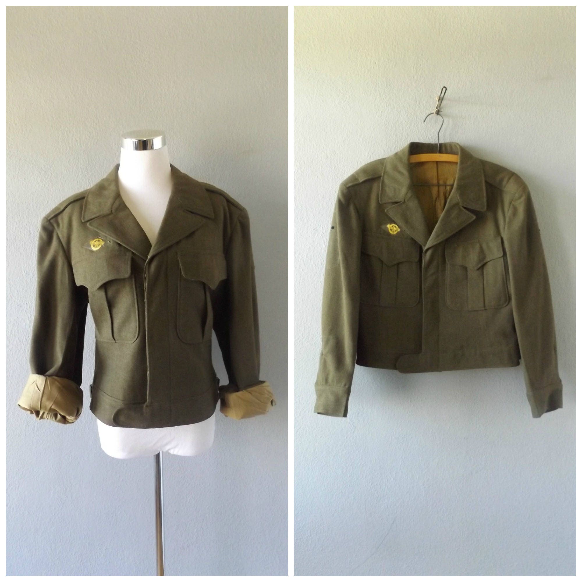 s Military Jacket   Etsy