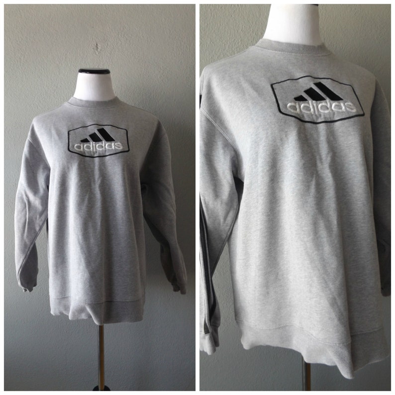 grey adidas jumper mens