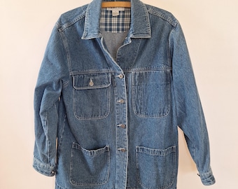 Vintage 90s Gap Denim American Workers Jacket Xlarge 1990s
