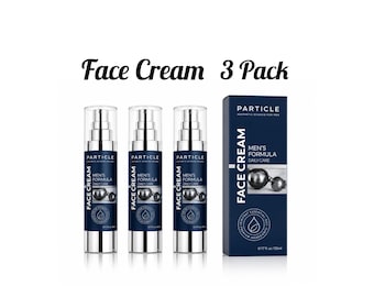 3Pcs Particle Men's Face Cream 6 in 1 Anti-Aging, Fights Eye Bags Dark Spots