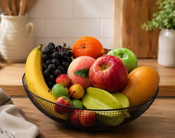 Set di frutta artificiale da 16 pezzi, frutta decorativa finta, esposizione di frutta finta realistica, decorazione per ciotole da cucina, casa, ristorante e bar.