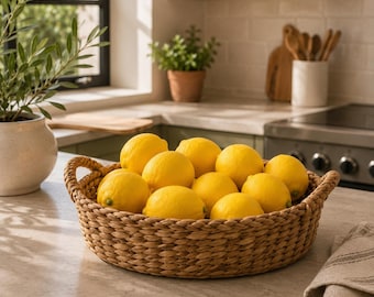 Kunstmatige nepcitroenen, realistische decoratieve citroenset, nepfruit voor in een fruitschaal, decoratie voor de keukentafel, restaurant- en huisdecoratie