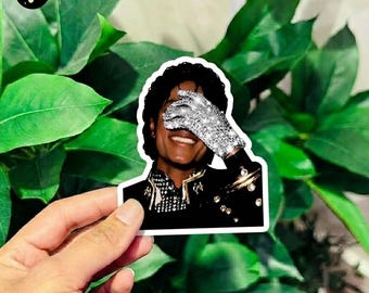 M*h*el Ja*k*on Graffiti Stickers,Pop Vinyl Stickers for Laptops,Water Bottles,Scrapbooking & Fans Gifts,Music Enthusiast
