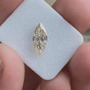 Diamante blanco natural de más de 3,00 quilates / Gema suelta, rara pieza de colección de calidad AAA, forma marquesa para joyería personalizada.