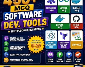 Softwareontwikkelingstools MCQ Pdf | Sollicitatievragen voor Git Docker IDE