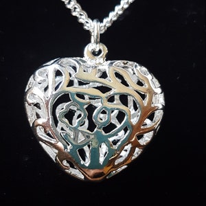 Sterling Silver Heart Pendant Necklace