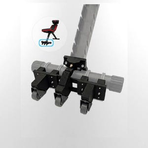 Kit de rodas para banco de musculação - Torne seu banco de musculação móvel: Movimente-se mais! - Fabricado na França -