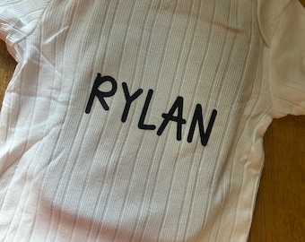Customized baby onesie