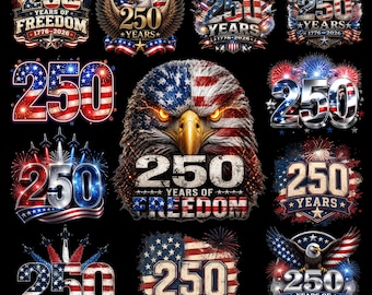 USA 250 Years Airshow PNG Bundle, 1776-2026 Patriotic Jets Png, 4th of July Military, USA Air Force Png, Independence Day Digital Download