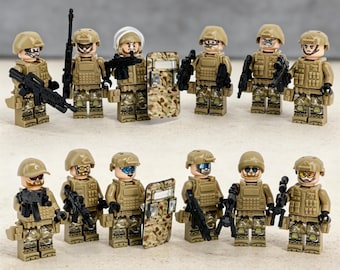 12 st polissoldater minifigurer leksaker actionfigurer byggleksaker