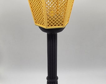 3D Printed Mini Street Light with Electric Tea Light