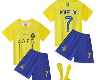 Kids Portugal Football Kit – Ronaldo #7 Jersey, Shorts, Socks Set