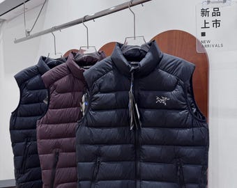 Arcteryx Cerium Vest Herr, Lätt dunväst med isolering, Packbar kärnvärme för vandring och alpint