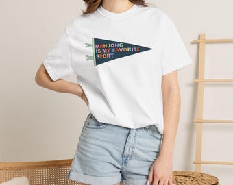 Uniseks kledingstukgeverfd T-shirt