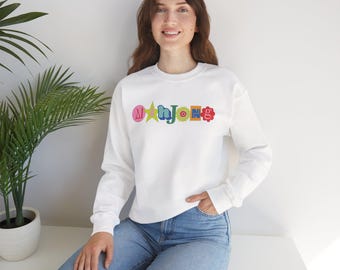 Uniseks Heavy Blend™-sweater met ronde hals Mahjong-logo