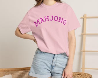 Kledinggeverfd mahjong-T-shirt