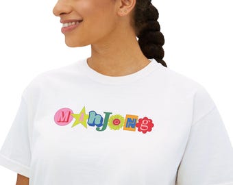 Mahjong Women's Boxy Tee