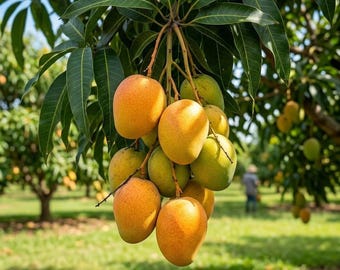 Grafted Manila Mango Tree 1/2 Gallon Pot Live Plant No Ship CA