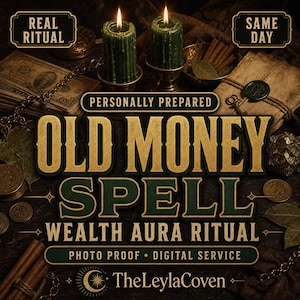 Money Spell for Old Money Energy, Wealth and Luxury Abundance Manifestation Ritual