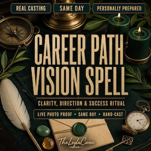 Career Spell for Clarity and Direction, Job Success and Personalized Road Opener Ritual