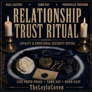 Ritual de hechizo de amor para la confianza, la lealtad, la protección y la seguridad emocional en las relaciones.