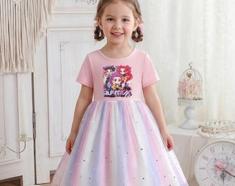 kpop demon hunters birthday dress K Pop Demon hunters tutu set- K Pop Demon hunters outfit-K Pop Demon hunters dress-K Pop Demon hunters birthday