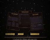 Prestige Edition Fitness Planner PDF | 5-Week Luxury Workout & Habit Tracker | Gym Progress Journal
