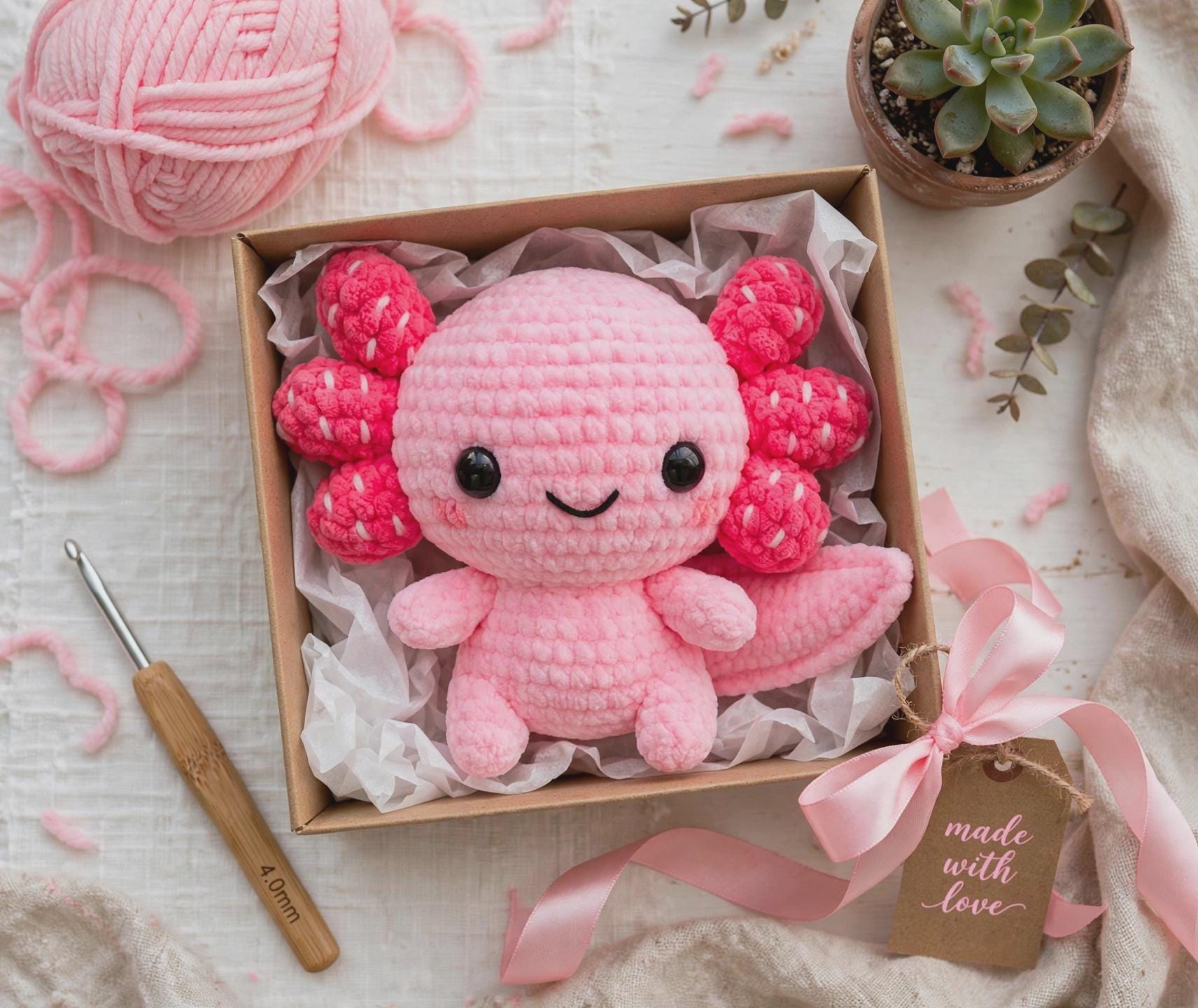 Crochet Axolotl Amigurumi Axolotl Tutorial