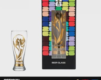 Copa Mundial de la FIFA 2026 Oficialmente Autorizada Esta copa de vidrio para el hogar está inspirada en el trofeo del campeonato. Hecha de alta calidad