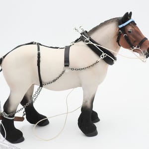 Miniature Collier Poitrine Nylon Pour Cheval / Petit Poney - Marron - Neuf