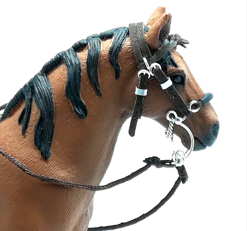 Handmade Western Bridle/Headstall with Hackamore for Schleich Etsy