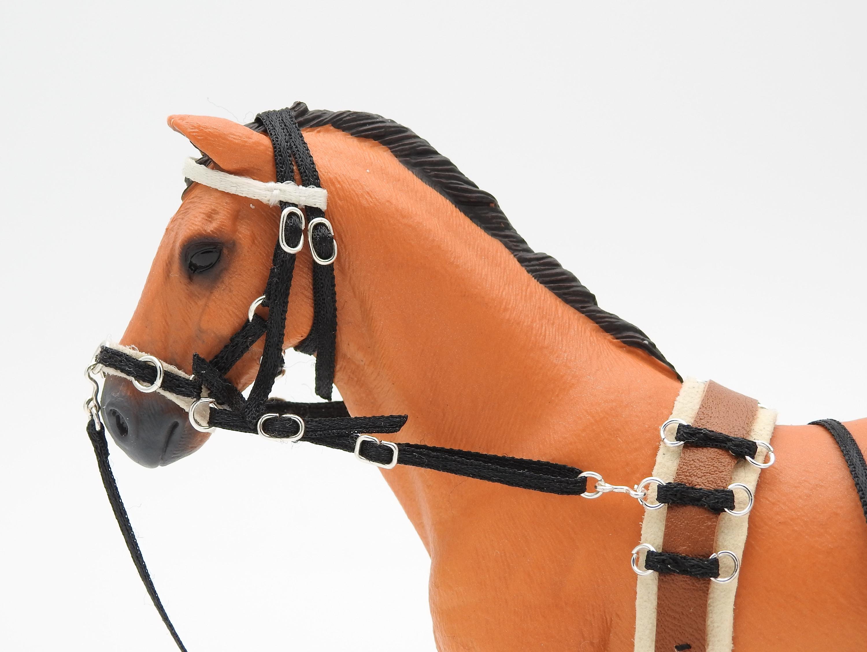 Handmade Lunge Set With Cavesson (horse NOT Included) for Schleich ...