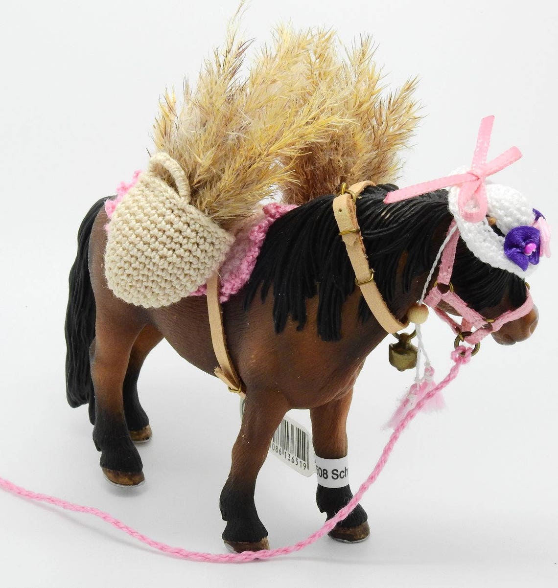 Miniature Pack Set for Schleich Donkeys or Ponies with Ribbon Etsy