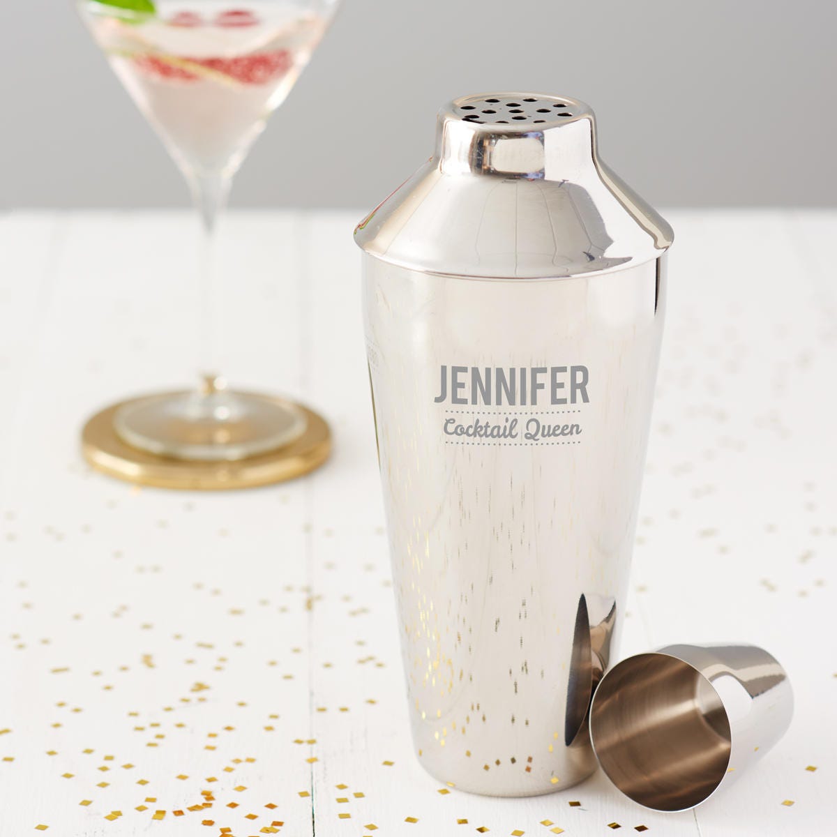 rester guiden hvid Personalised 'cocktail Queen' Cocktail Shaker - Etsy