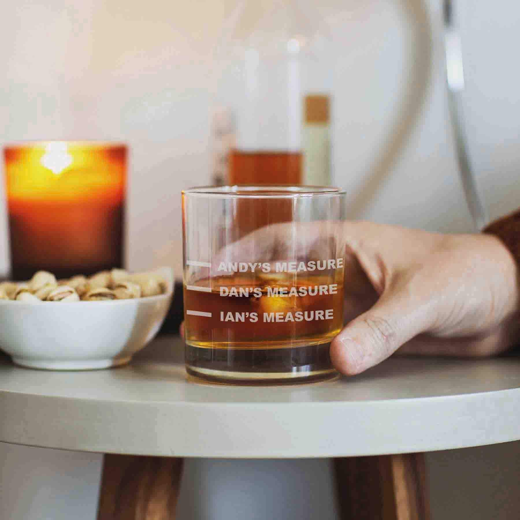 Verre à Whisky Personnalisé Verre Gravé Verres Personnalisés Cadeau de Fête Des Pères Pour Papa Gran