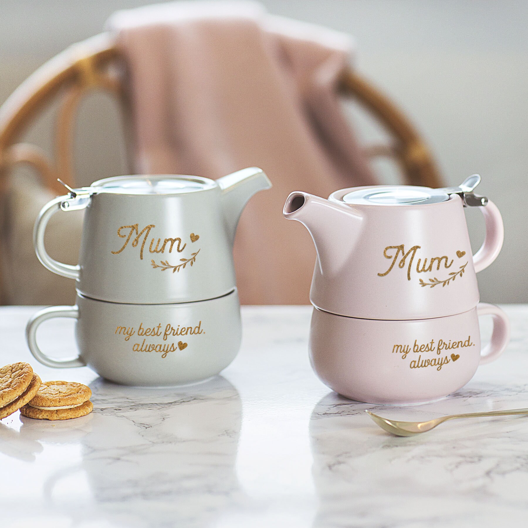 Personalised Teapot And Cup Set For Mum Mother's Day Gift Etsy