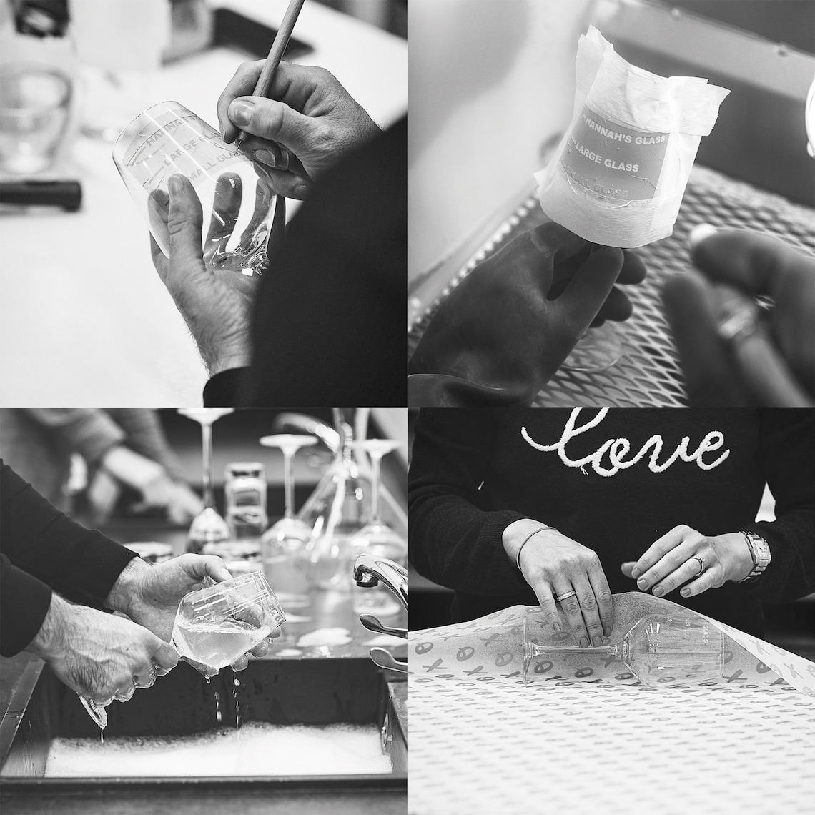 Gin Glass Set Gin and Tonic Glasses Gift for Hostess Friends Etsy