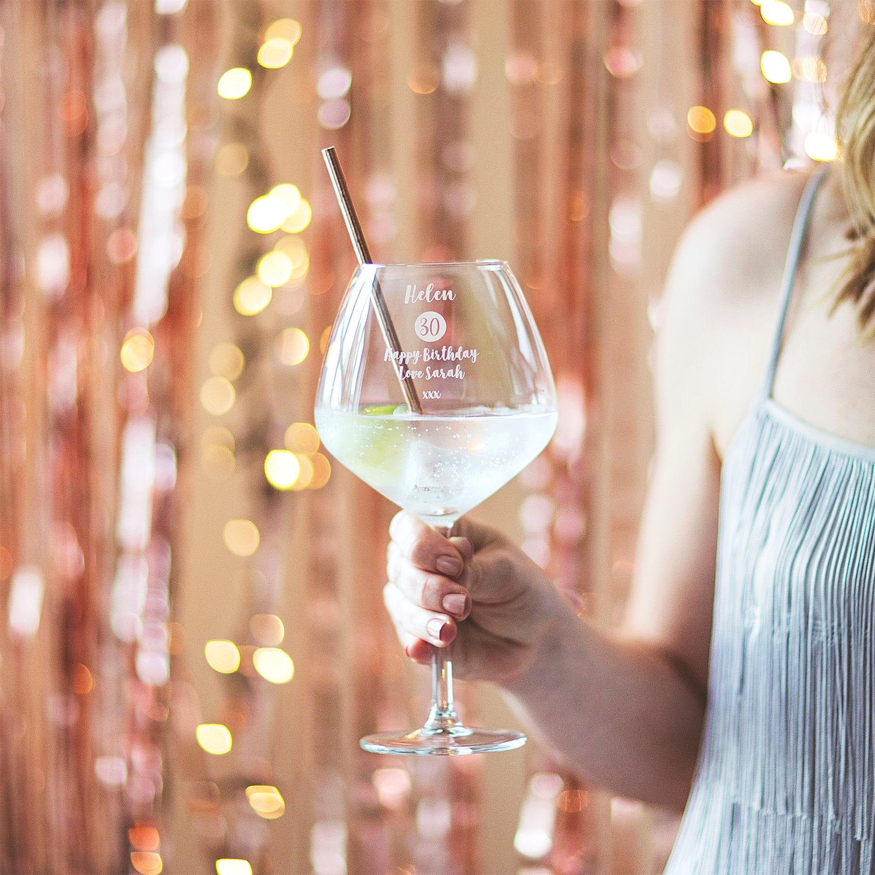 Verre d'anniversaire Spécial Personnalisé 18E 21E 30E Milestone Souvenir Cadeau Symbolique Pour Ses 