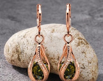 Hollow Waterdrop Drop Pendant Earrings | Handmade Teardrop Jewelry Earrings