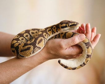Python Crochet Pattern PDF | Realistic Snake Amigurumi Tutorial | Pet Snake Plush Pattern | Reptile Lover Gift