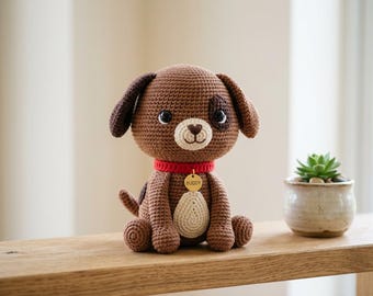 Puppy Crochet Pattern | Amigurumi Dog Plush Tutorial (PDF Download)