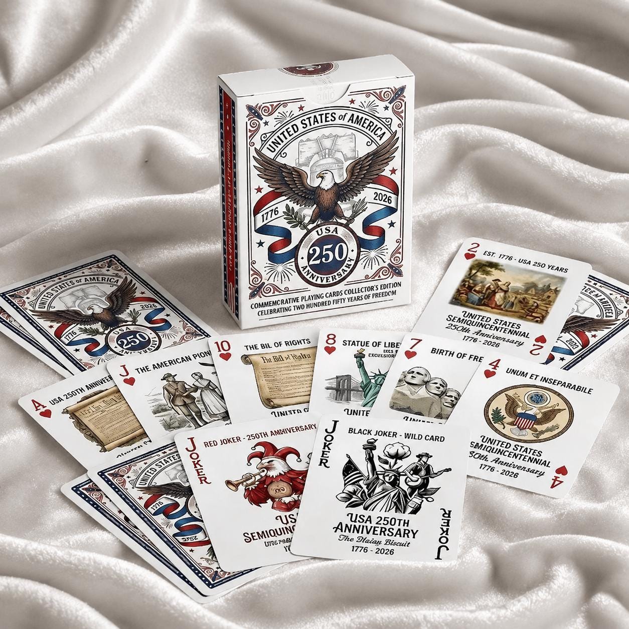 Patriotic Playing Cards - Etsy