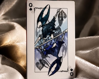 Jeu de cartes Hollow Knight Deck Gamer Gift Jeu de cartes fantastique Cartes de poker artistiques à collectionner Jeu vidéo Fan Art