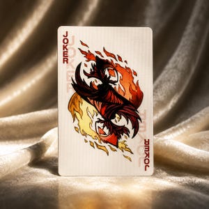 Jack of spades fantasy playing card with floating ghost character and dark magical illustration aesthetic